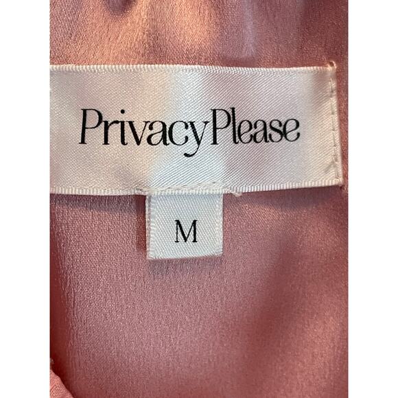 Privacy Please Gardenia Peony Pink Heart Mini Dress Medium - Picture 6 of 12
